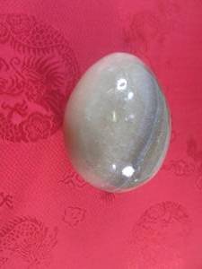 lot 66 image: (FS) Polished Stone Egg - Approx 2 58 x 1 78