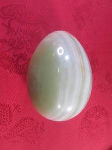lot 74 image: (FS) Polished Stone Egg - Approx 2 78 x 1 78