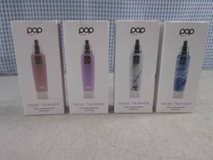 lot 148 image: (BSB) 4 Pop Sonic Nose Trimmers in Colors Shown