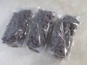 lot 163 image: (B-1) 3 Pounds Chocolate Covered Almonds  3 - 1 Pound Bags