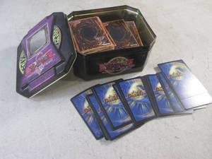 lot 168 image: (EC1) Yu-Gi-Oh Cards in Tin with a Few Duel Masters Cards