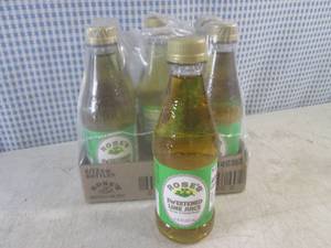 lot 308 image: (B-1) 6 Bottles Roses Sweetened Lime Juice From Concentrate12oz Past Date