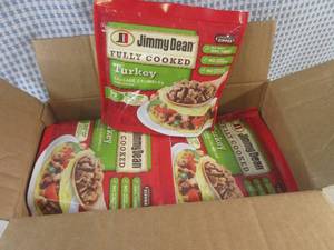 lot 309 image: (FRZ) Case 6 Bags Frozen Jimmy Dean Fully Cooked Turkey Sausage Crumbles 9.6oz Bags Past Date