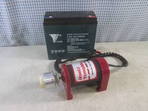 lot 266 image: (CS) Hobbico Torque Master 90 Deluxe 12V Starter for Model Airplanes with Battery - Works Great