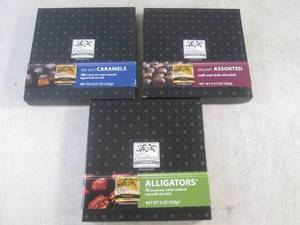 lot 341 image: (B-1) 3 Boxes of Four Brothers Premium Chocolates Past Date