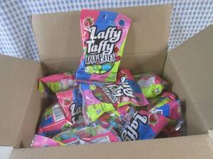 lot 365 image: (B-3) 12 Bags Laffy Taffy Laff Bites Candy 3oz Past Date