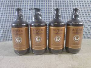 lot 90 image: (EC1) 2 Shampoo 2 Conditioner Argan Dia Bella 10.1oz Pump Bottles