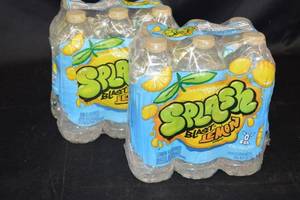 Splash Blast Lemon Flavored Water Beverage - Lot of 2 Packs
