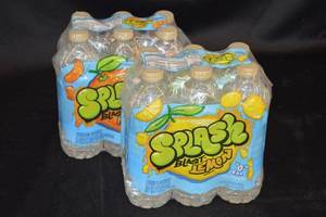 Lot of Splash Blast Flavored Water Beverage Packs - Lemon and Mandarin Orange Flavors