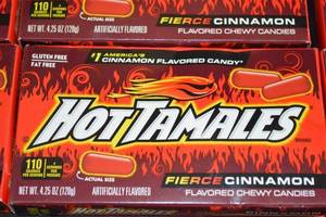 Lot of 12 Hot Tamales Fierce Cinnamon Chewy Candies Boxes