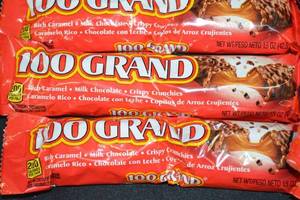 Lot of 24 100 Grand Candy Bars - 1.5 oz Each