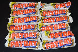 Lot of 12 Payday Peanut Caramel Bars