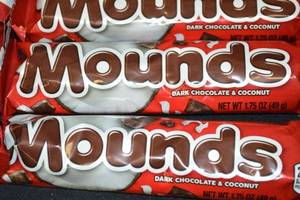 Lot of 12 Mounds Dark Chocolate & Coconut Bars 1.75 oz Each