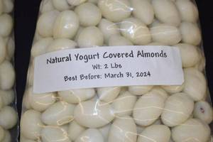 Natural Yogurt Covered Almonds - 2 Bags, 2 Lbs Each