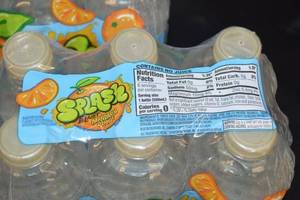 Splash Blast Mandarin Orange Flavored Water Beverage, 6-Pack (3 Packs)