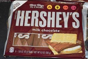 Lot of 3 Hersheys Milk Chocolate Bars - 6 Pack