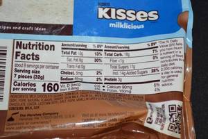 Lot of Hersheys Kisses Milk Chocolate and Milklicious Share Pack
