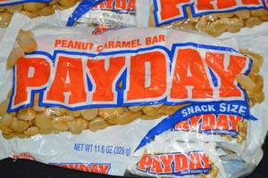 Lot of 3 PAYDAY Peanut Caramel Bars Snack Size 11.6 oz