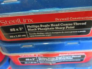 12- SteelLinx #8x3 Phillips Bugle ...