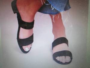 Lulus Size 7.5 Devin Black Suede S...