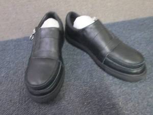 Billy Black Laceless Oxford Size 10...