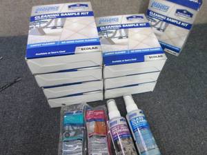 8- 4 pks Ecolab Cleaning Sample Kit...