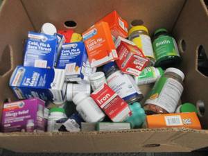 Box of Assorted Supplements & Medic...