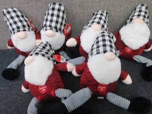 6 Gnome Squeaky Dog Toys...