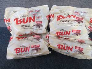 4- 9 oz Pearsons BUN MapleVanilla...