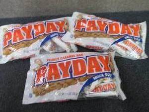 3- 11.6 oz Payday Snack Size Bars...