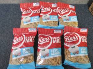 6- 4 oz Kars Zesty Ranch Snack Mix...