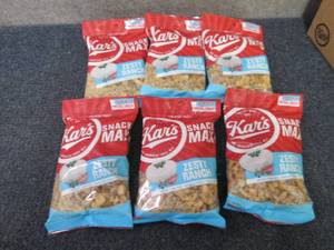 6- 4 oz Kars Zesty Ranch Snack Mix...