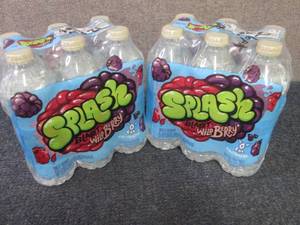 2- 6pks 16.9 oz Splash Wild Berry...