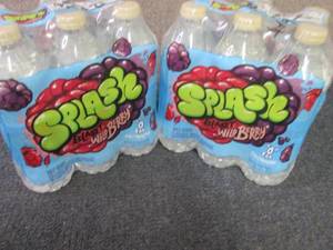 2- 6pks 16.9 oz Splash Wild Berry...