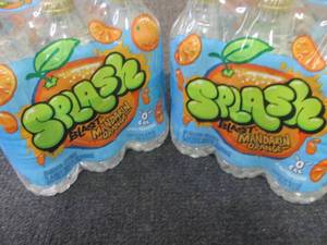 2- 6pks 16.9 oz Splash Mandarin Ora...