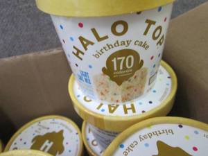 12 pk Halo Top Birthday Cake Mixes...