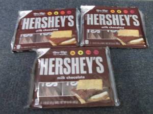3- 6pk-9.3 oz Hersheys Bars...