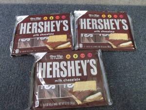 3- 6pk-9.3 oz Hersheys Bars...