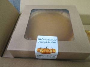 CC 6 FROZEN Pumpkins Pies 8 inch...