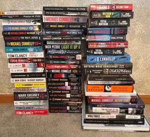 lot 285 image: MAIN - Large Collection of Thriller and Mystery Novels