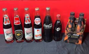 lot 122 image: BASEMENT - Vintage Coca-Cola Collectible Bottles Lot
