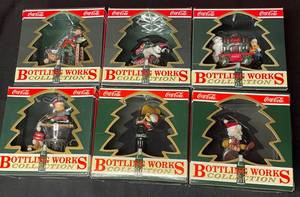 lot 163 image: BASEMENT - Coca-Cola Bottling Works Collection Ornaments - Set of 6