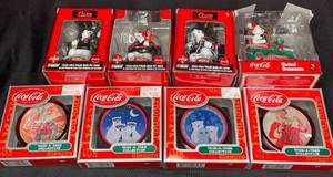 lot 194 image: BASEMENT - Coca-Cola Christmas Ornaments Collection