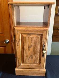 lot 367 image: MAIN - Wooden Cabinet with Shelf and Door