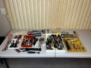 lot 112 image: MAIN - Large Assortment of Kitchen Utensils and Tools