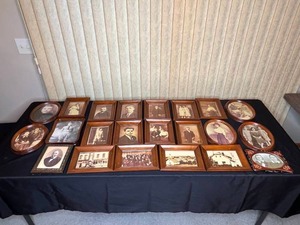 lot 298 image: MAIN - Mixed Lot of Vintage Framed Portrait Photographs - 22 Pieces