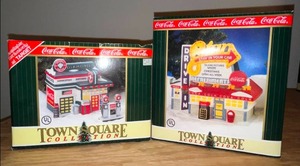 lot 49 image: BASEMENT - Coca-Cola Town Square Collection - Star Drive-In & Diamond Service Station