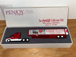 lot 214 image: BASEMENT - Coca-Cola Collectors Club 27th Annual Convention Truck Model - 2001