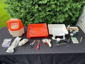 lot 317 image: GARAGE - Assorted Craft and DIY Tools and Supplies Lot