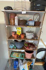 lot 327 image: GARAGE - Assorted Gardening Supplies and Tools Lot